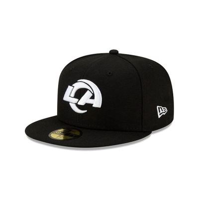 Los Angeles Rams Gorra | New Era NFL 59fifty Fitted Cap Mexico - Negros